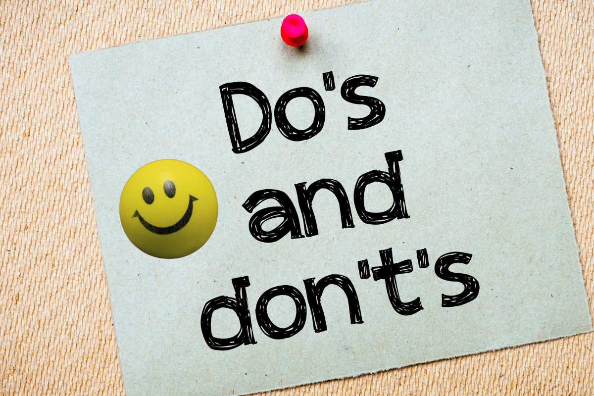 Dental Dos and Donts for a healthier smile in York and Red Lion